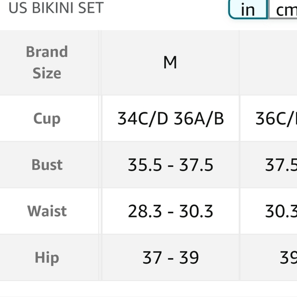 Avid Love. Women's 2 Piece Swimsuit. Palm Leaf Design. Size Medium. NWT. - Picture 7 of 8